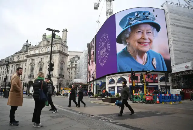 Aniversario de platino de la ascensión al trono de la reina Isabel II en Londres