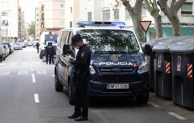 Policía Nacional en Palma, Mallorca