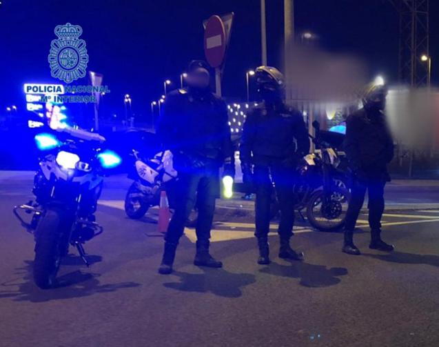 Policía Nacional en Palma, Mallorca