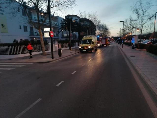 Incendio en un hotel en Puerto Alcudia, Mallorca