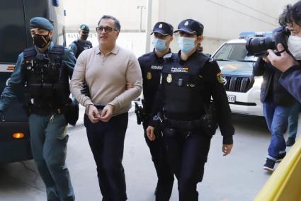 Bashkim Osmani going to court in Palma, Mallorca