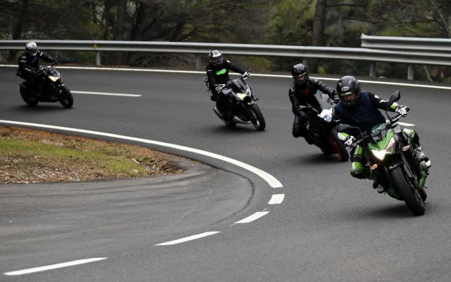Motociclistas en la Sierra de Tramuntana, Mallorca