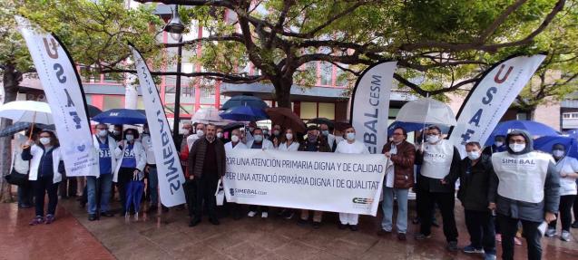 Protesta de médicos generales en Mallorca