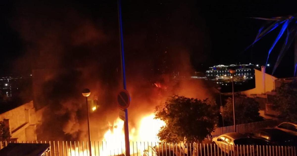 Mallorca emergencies: Eleven cars affected by fire in Palma