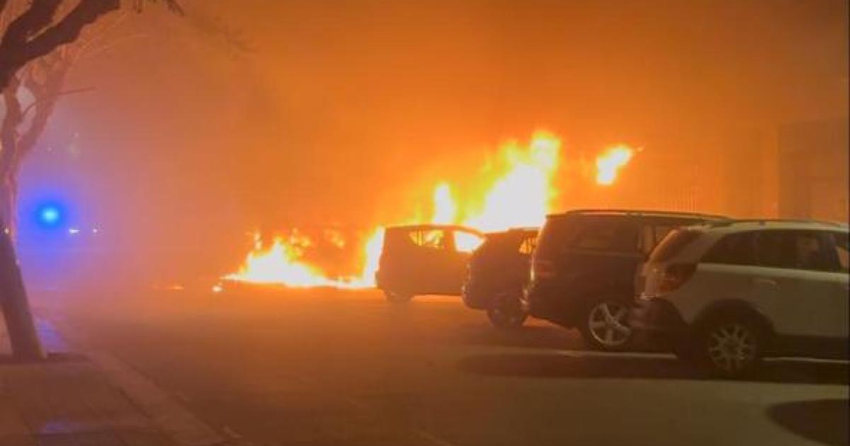 Mallorca emergencies: Car fires in Puerto Pollensa
