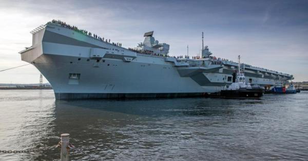 Royal Navy Fleet Flagship HMS Prince of Wales strike carrier heading to Spain, will she visit Mallorca?