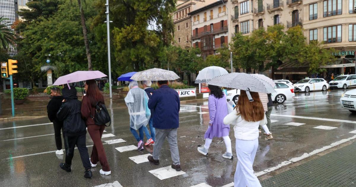 Mallorca weather for December 15 - Rain red alert for Valencia; muddy rain possible for Mallorca