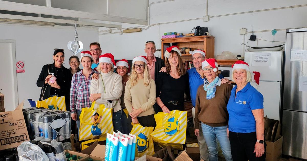 Rotary Calvia International: people of action for the needy this Christmas in Mallorca