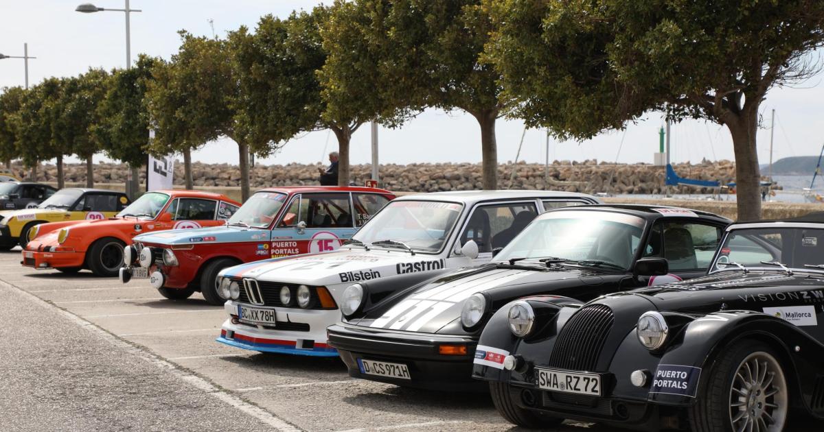 Classic Cars take over Puerto Portals: Rally Clásico Isla Mallorca