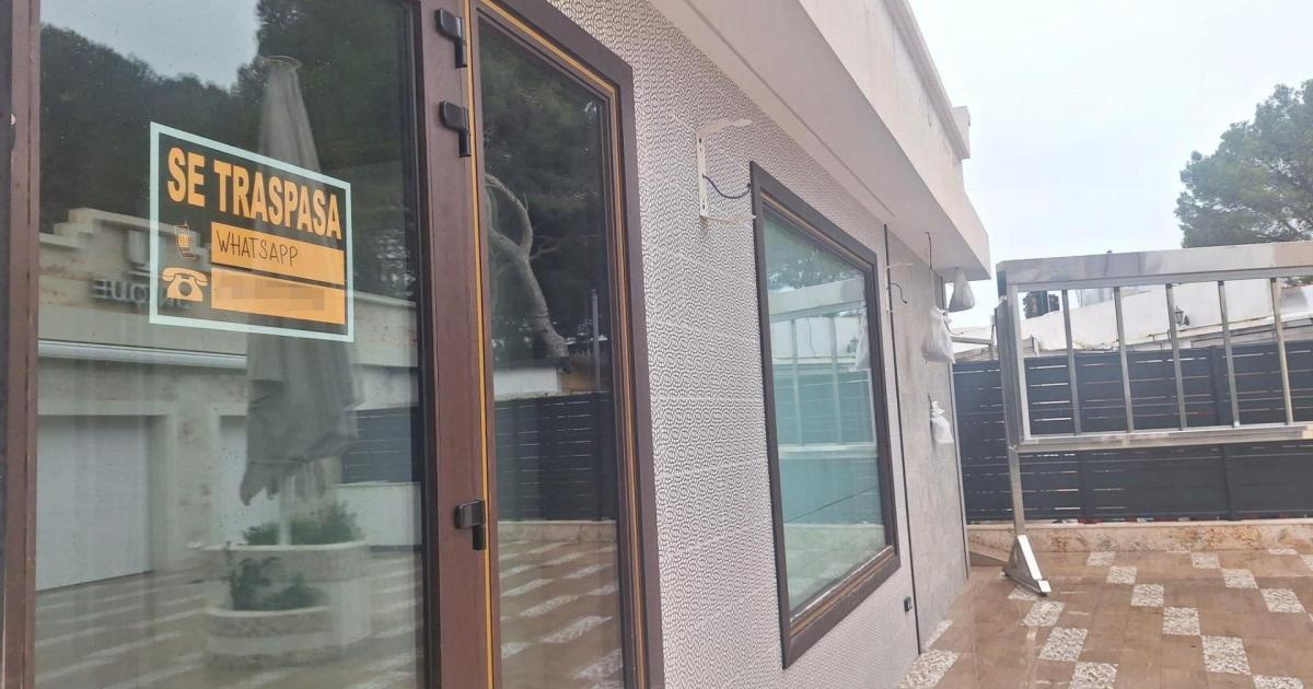 Bars and shops on the market: Magaluf in the winter, "no one comes by now"