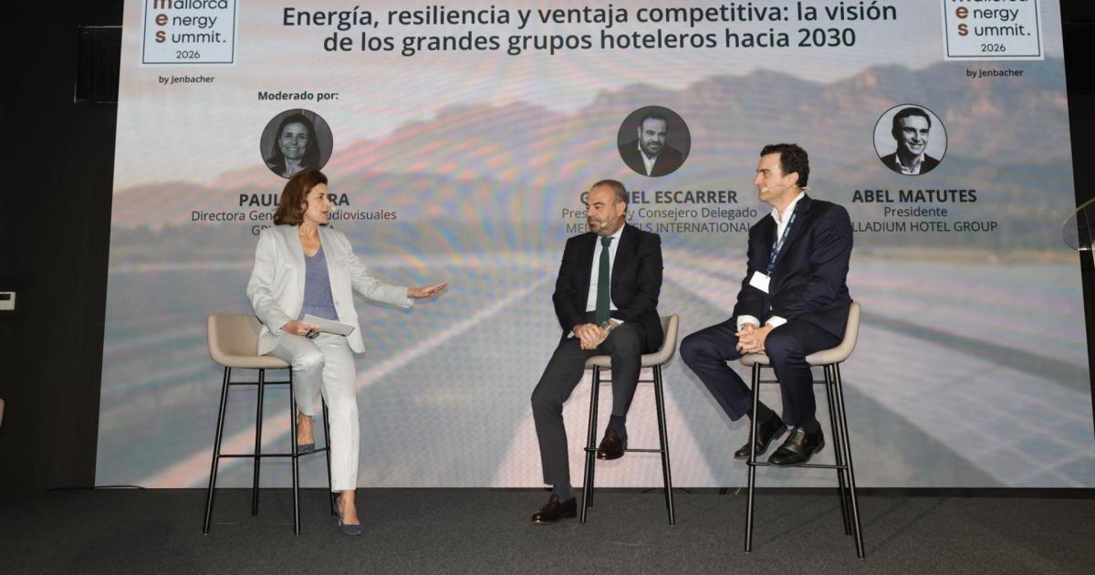 Mallorca Energy Summit: International hotel chief calls for calm in the face of tourist diversion due to war