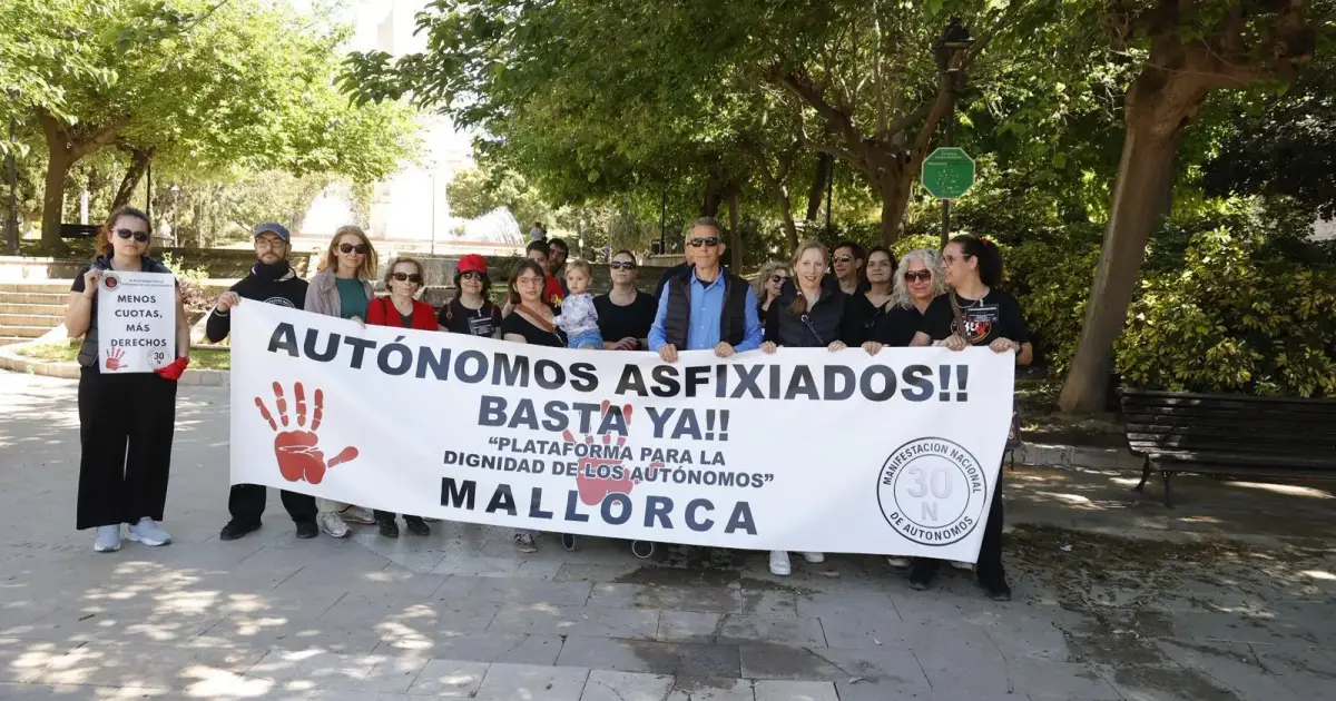 Self-employed in Mallorca protest for lower taxes and less bureaucracy
