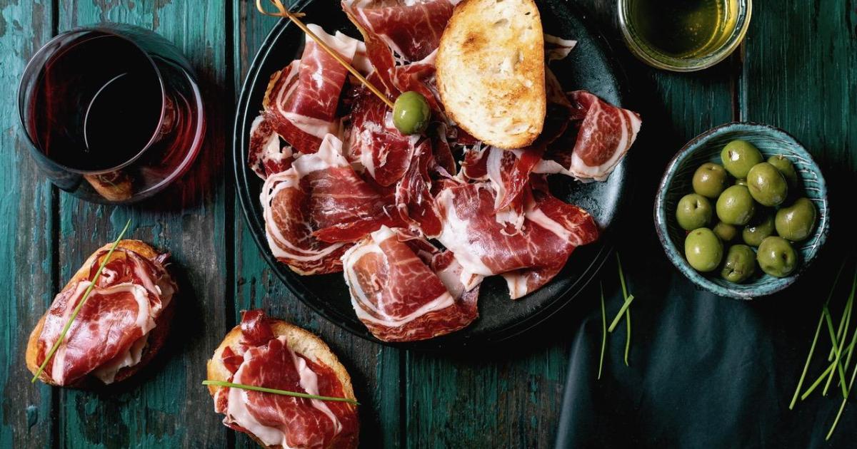 Spanish ham … arguably Spain’s greatest contribution to the world of food