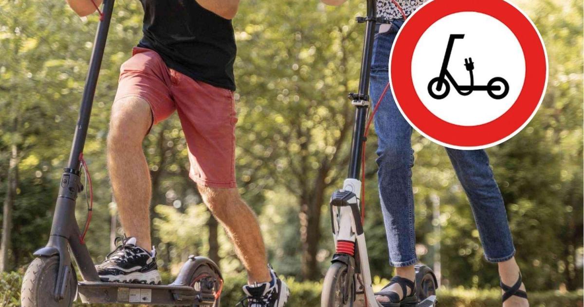 Spain introduces new traffic sign banning electric scooters from certain areas