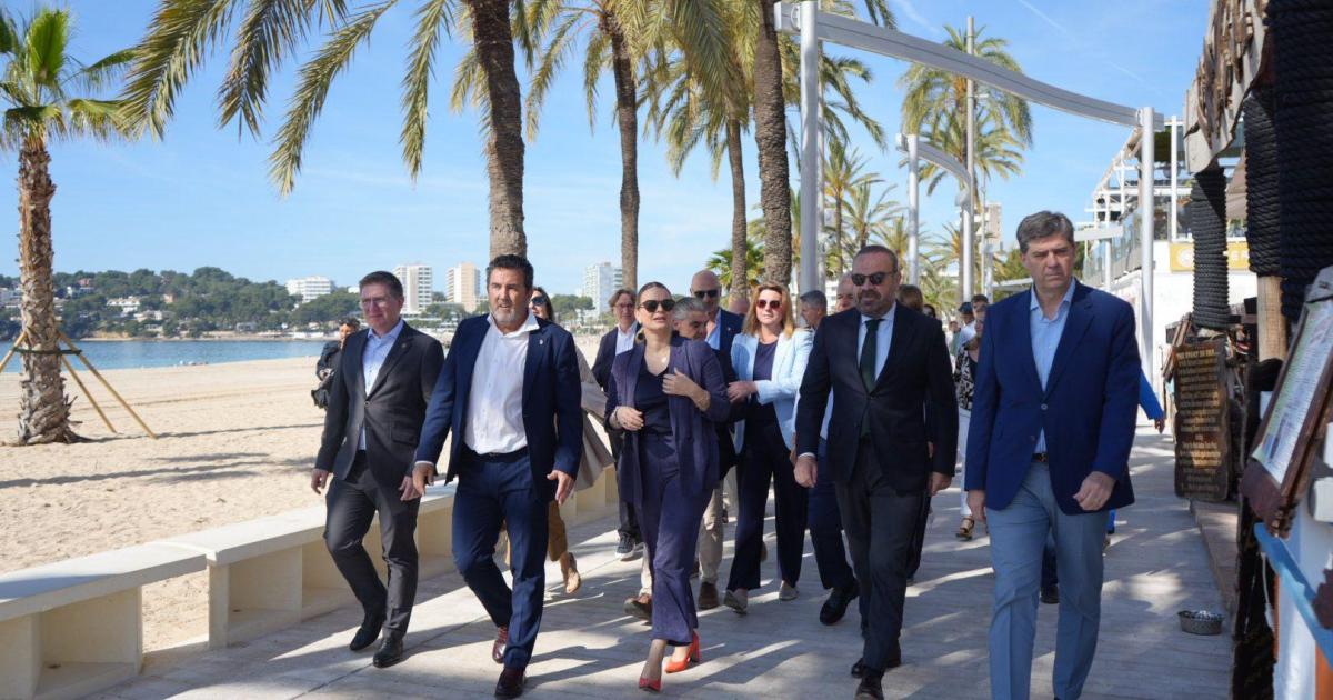 Magalluf completes transformation of the seafront promenade