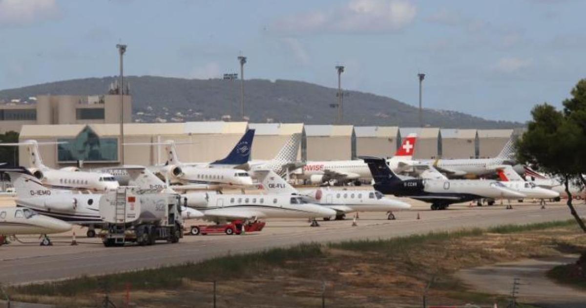 Spain takes aim at private jets: Mallorca one of the busiest airports
