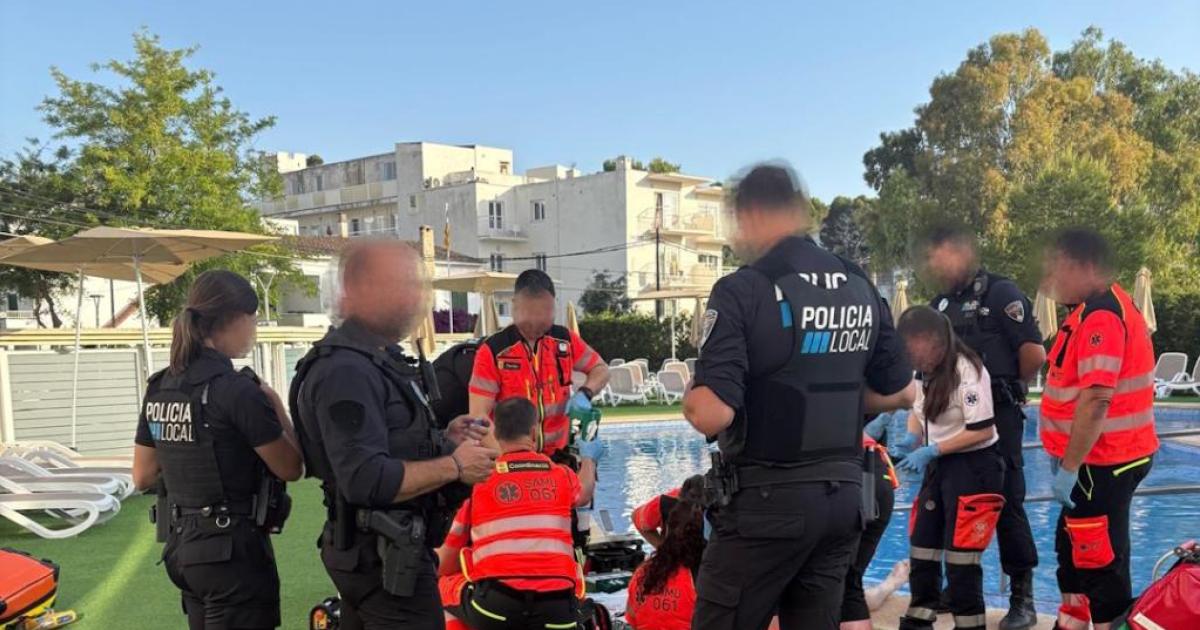 Tourist revived after near-fatal drowning at Mallorca hotel pool
