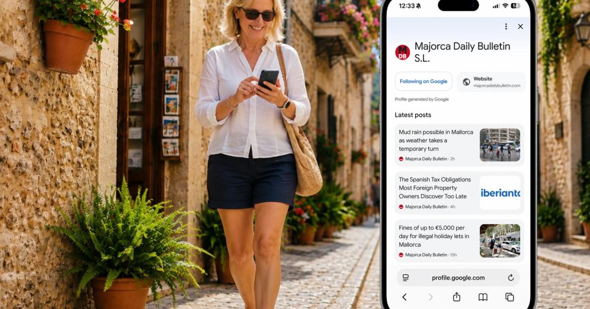 Stay up to date with Mallorca by following Majorca Daily Bulletin on Google Discover