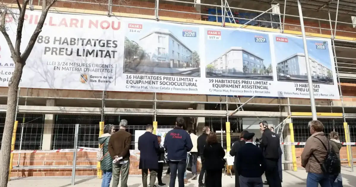 With the city's population growing by 5,000 a year, Palma's mayor says "housing is a solution, not a problem"