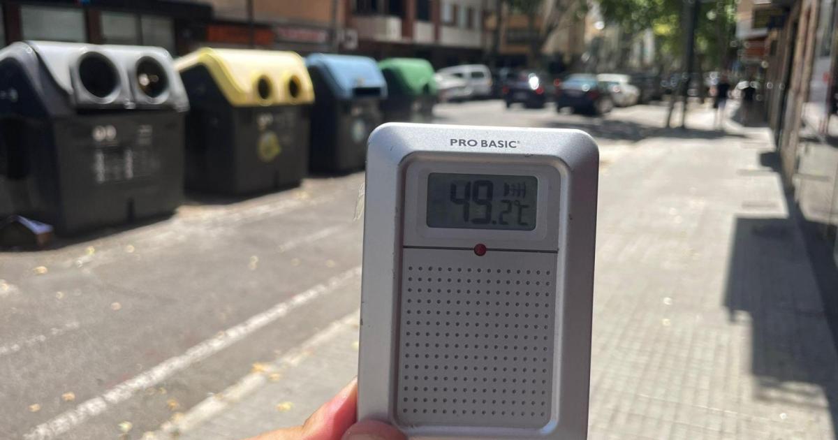 Temperatures reach a scorching 49oC in central Palma as Mallorca is gripped by an 'Omega Block'