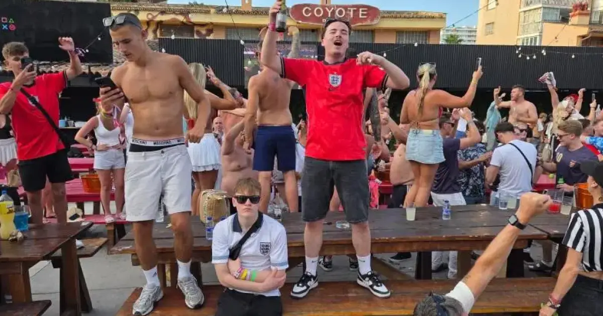 England fans have been drinking 190,000 litres of beer per day in Spain: Benidorm and Magalluf top spots