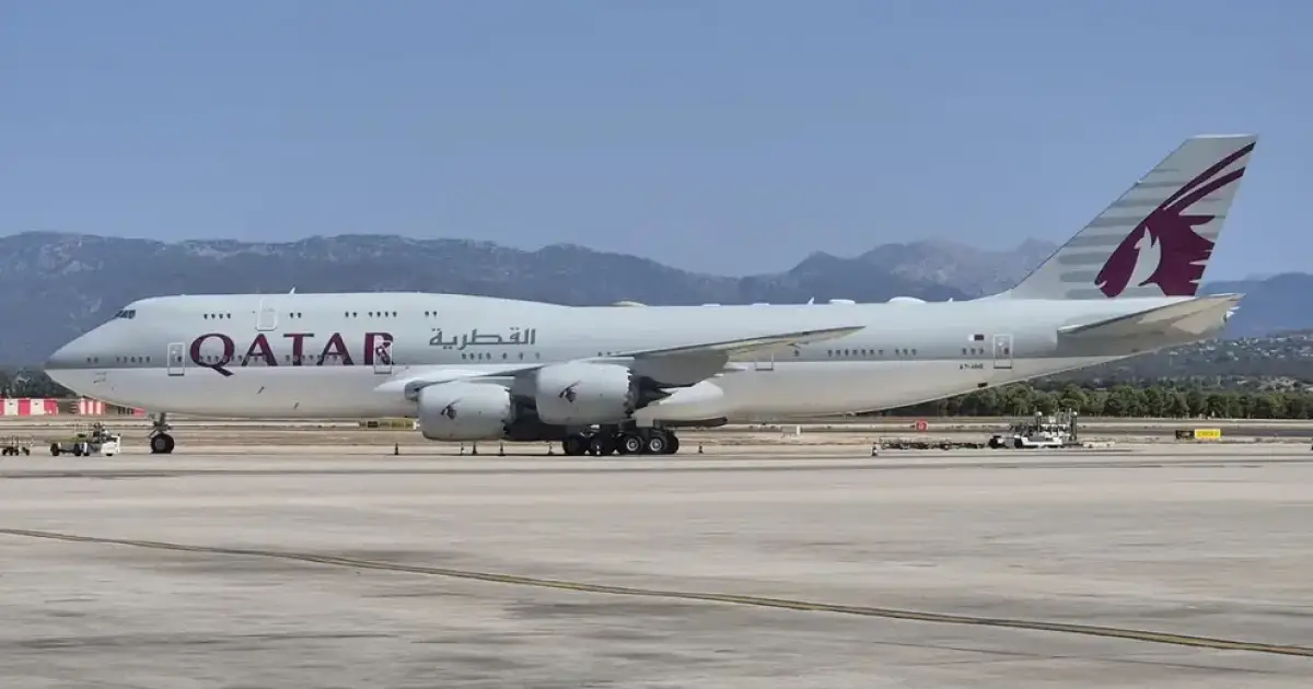 Qatari royal plane flies to Mallorca on the eve of the eclipse