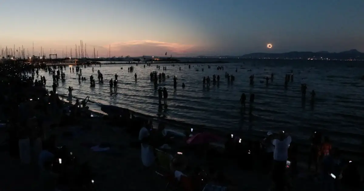 How the eclipse in Mallorca caused a sensation