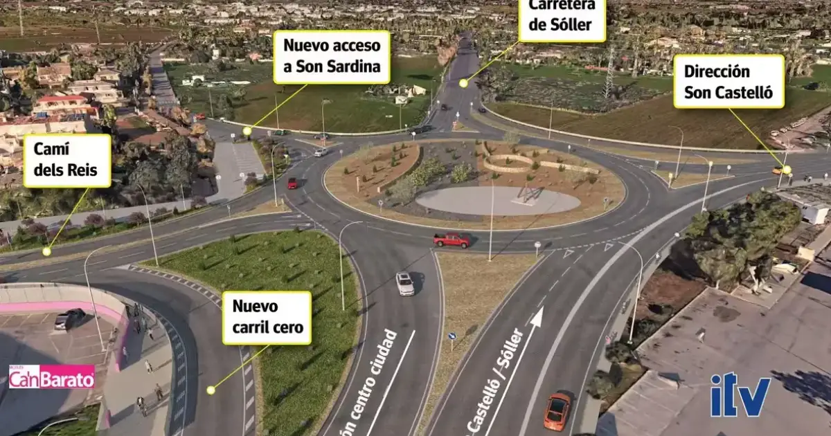 Major 3.7 million euro Mallorca roundabout upgrade begins as 46,000 vehicles face daily congestion