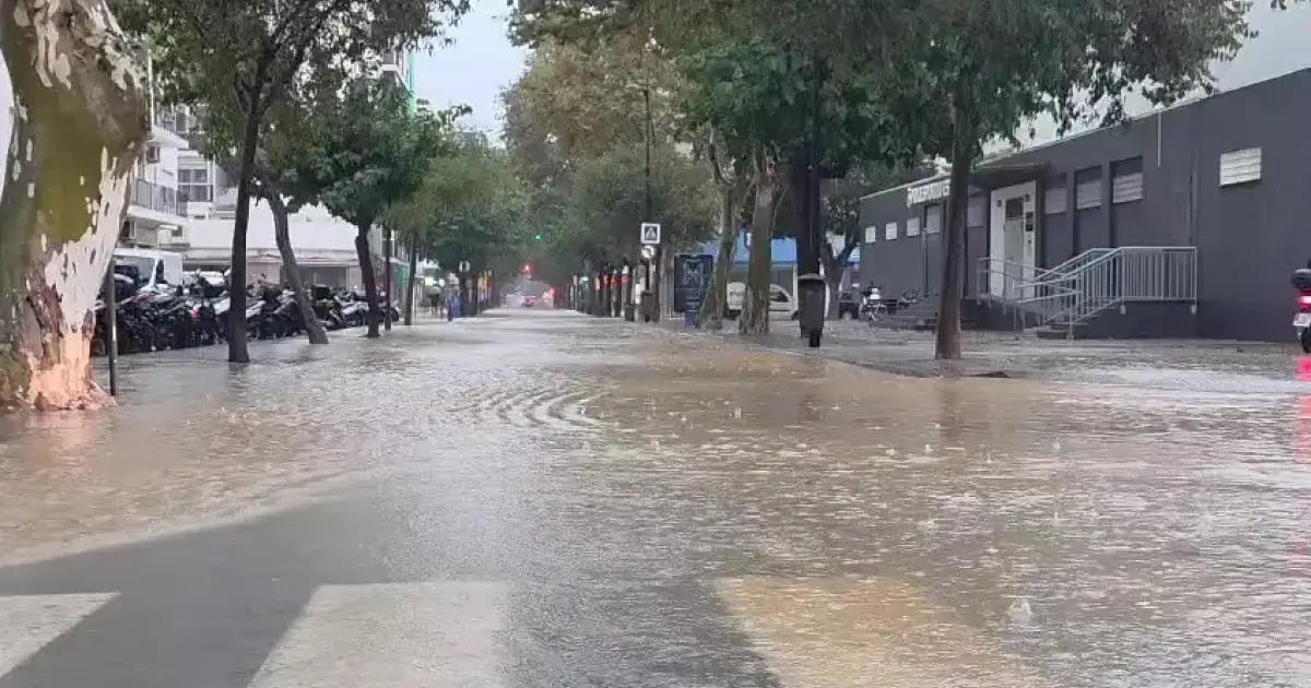 Ibiza on red alert for torrential rain for a time on Sunday