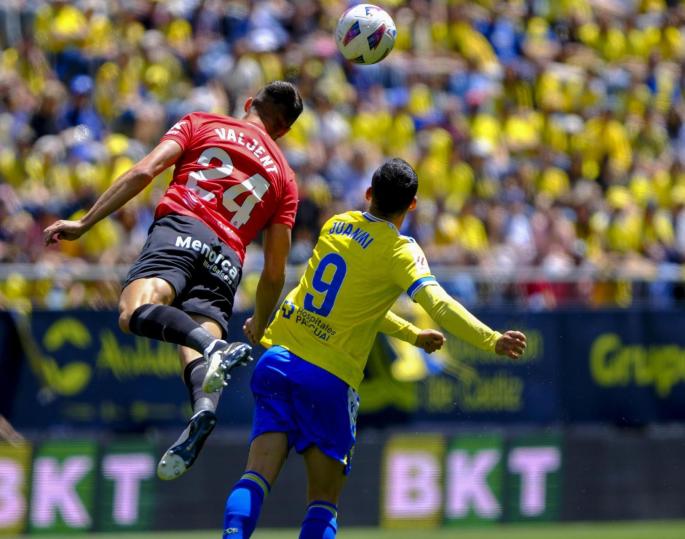 Martin Valjent for Real Mallorca against Cádiz