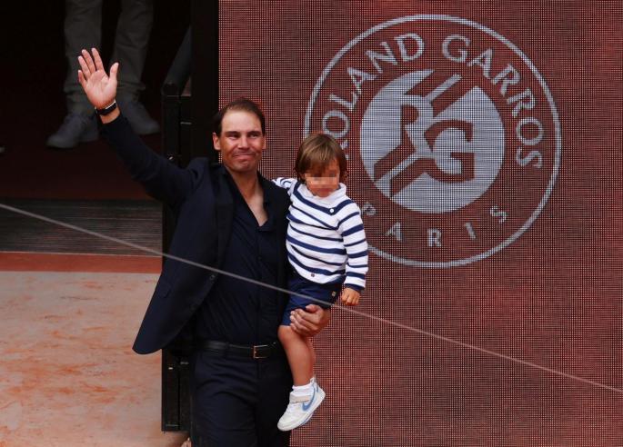 Rafael Nadal who received a great tribute at the French Open