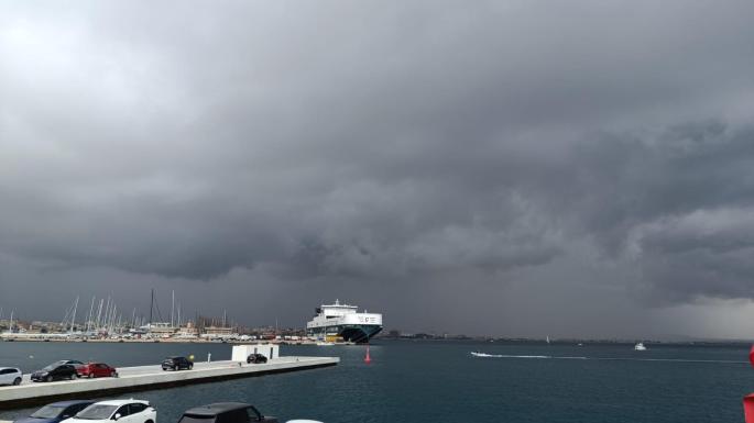 Storm is over Mallorca