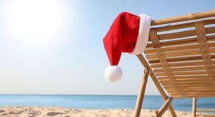 Christmas on the beach.