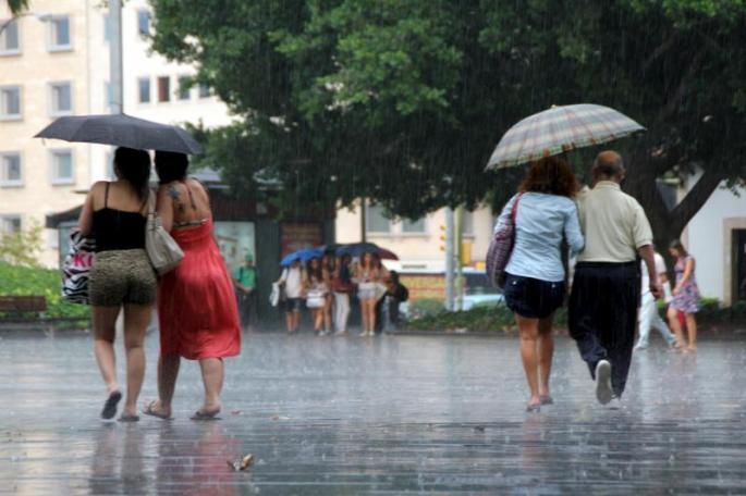 Isolated thunderstorms forecast for parts of the Balearics.